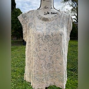 Free People boho top small petite NWOT
